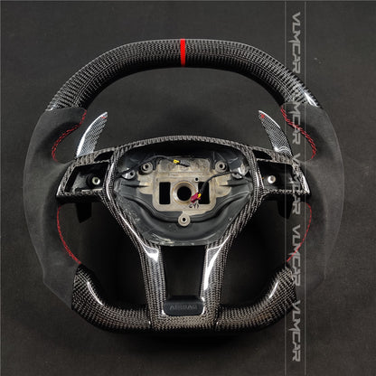 Private custom carbon fiber steering wheel for Mercedes Benz C-class W204 /AMG E-class W212