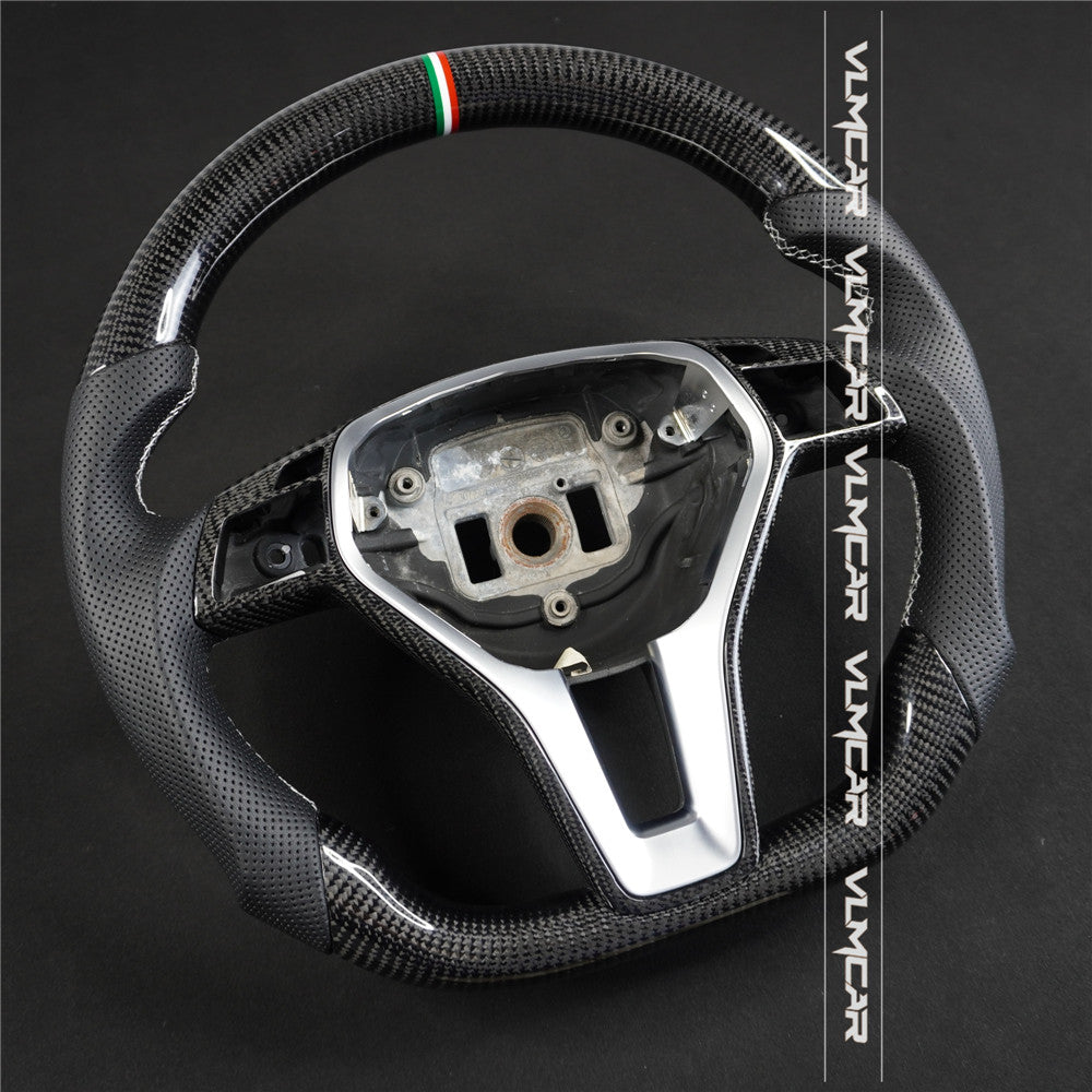Private custom carbon fiber steering wheel for Mercedes Benz C-class W204 /AMG/ E-class /W212