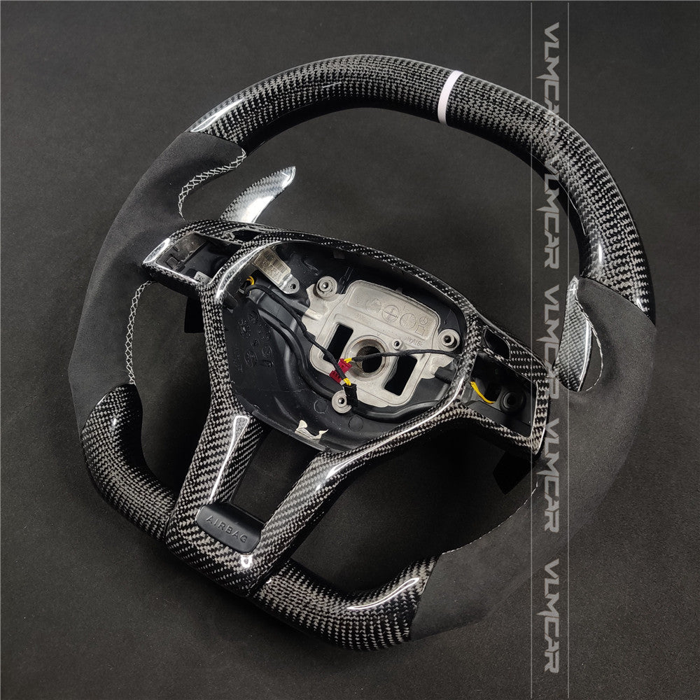 Private custom carbon fiber steering wheel for Mercedes Benz C-class W204 /AMG E-class W212