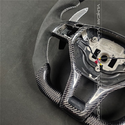 Private custom carbon fiber steering wheel for Mercedes Benz C-class W204 /AMG E-class W212