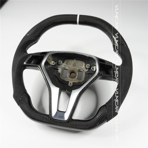 Private custom carbon fiber steering wheel for Mercedes Benz C-class W204 /AMG E-class W212