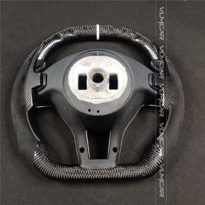 Private custom carbon fiber steering wheel for Mercedes Benz C-class W204 /AMG E-class W212