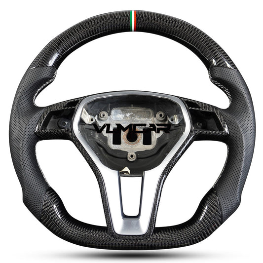 Private custom carbon fiber steering wheel for Mercedes Benz C-class W204 /AMG/ E-class /W212
