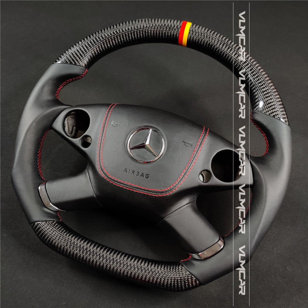 Private custom carbon fiber steering wheel for Mercedes Benz E-class W212