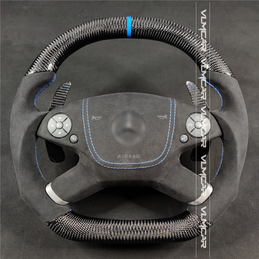 Private custom carbon fiber steering wheel for Mercedes Benz E-class W212