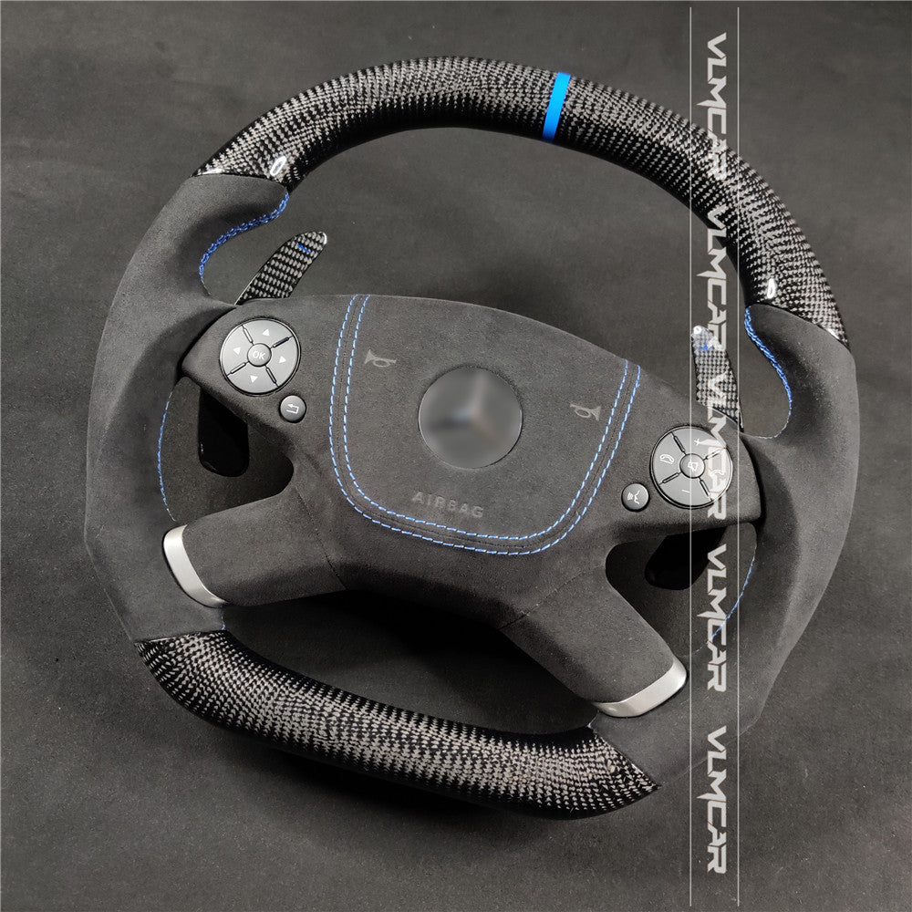 Private custom carbon fiber steering wheel for Mercedes Benz E-class W212