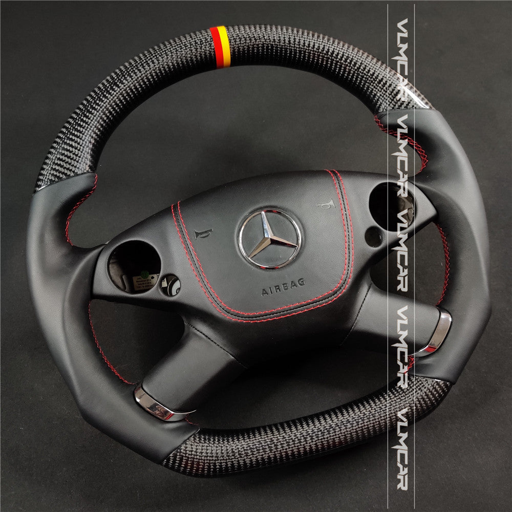 Private custom carbon fiber steering wheel for Mercedes Benz E-class W212