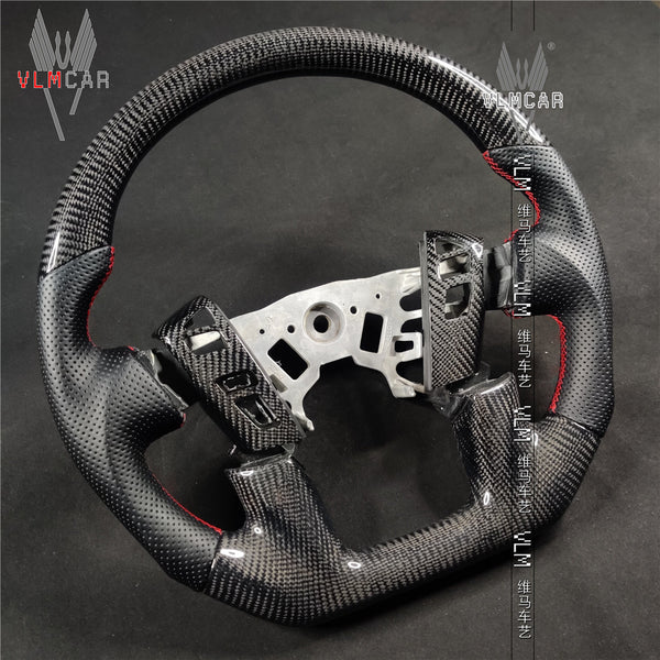 Private custom carbon fiber steering wheel for Nissan patrol y62