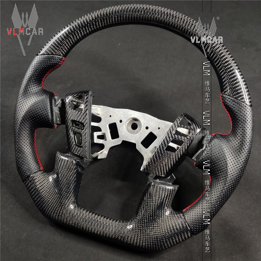 Private custom carbon fiber steering wheel for Nissan patrol y62