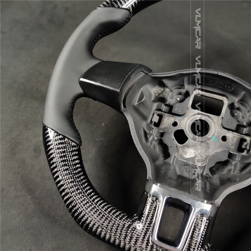 Private custom carbon fiber steering wheel for Volkswagen normal Golf 6/MK6