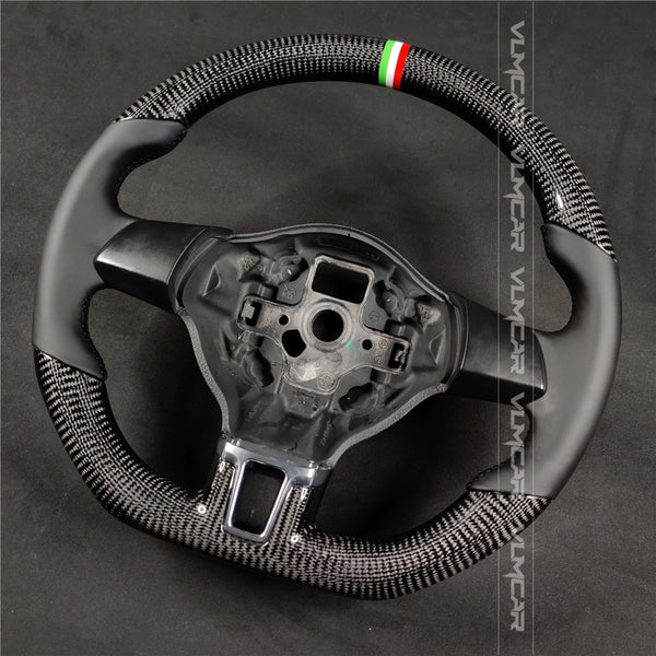 Private custom carbon fiber steering wheel for Volkswagen normal Golf 6/MK6
