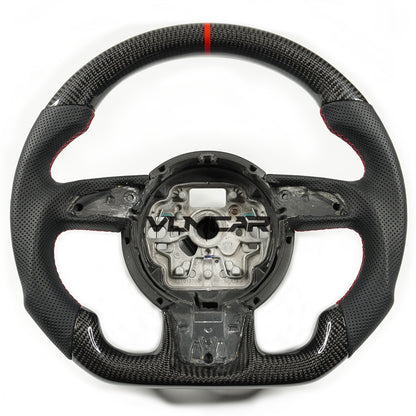 Private custom carbon fiber steering wheel for audi A1/A6/S6/A7/S7/without shift paddle hole