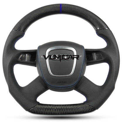 Private custom carbon fiber steering wheel for audi A3/A4/A6/S/RS/Q5/Q7