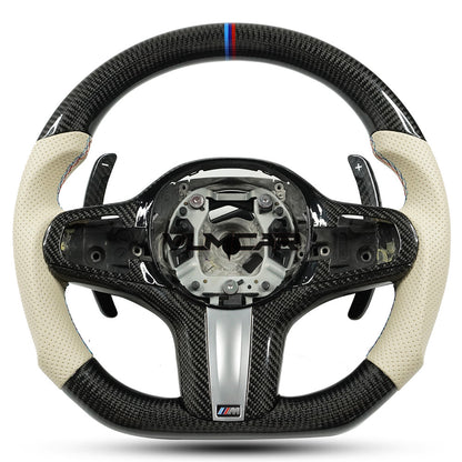 Private custom carbon fiber steering wheel for bmw 3/5/8 Series/x5/x6/G20/G30/G05