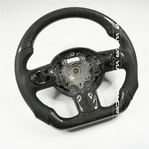 Private custom carbon fiber steering wheel for bmw MINI cooper R56/with paddle holes