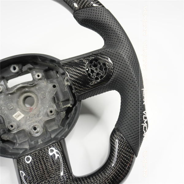 Private custom carbon fiber steering wheel for bmw MINI cooper R56/with paddle holes