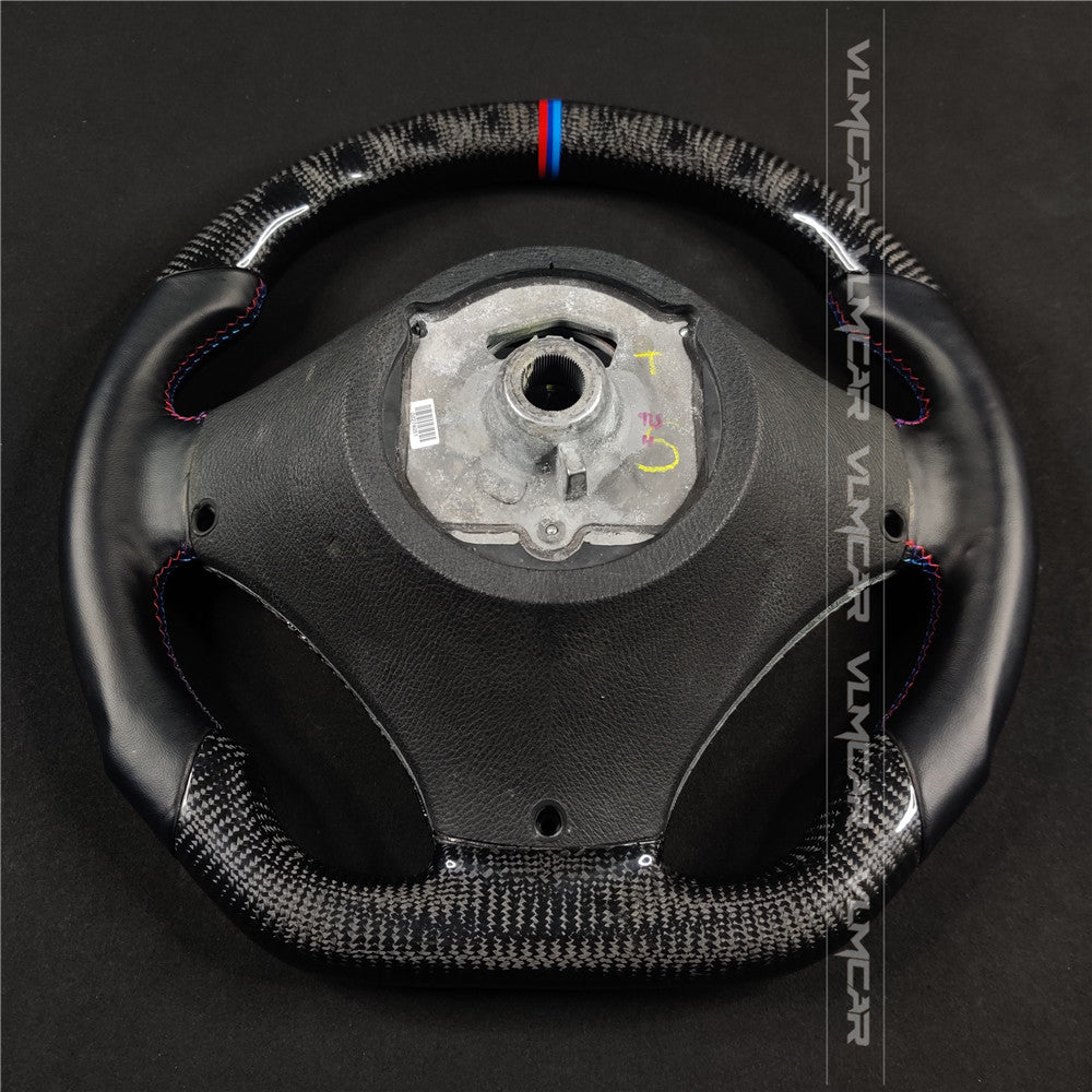 Private custom carbon fiber steering wheel for bmw X5 /X6/E70/E71 /without paddles holes