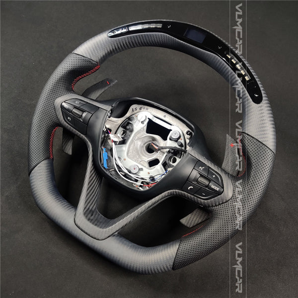 Private custom carbon fiber steering wheel for new bmw I8 with led display