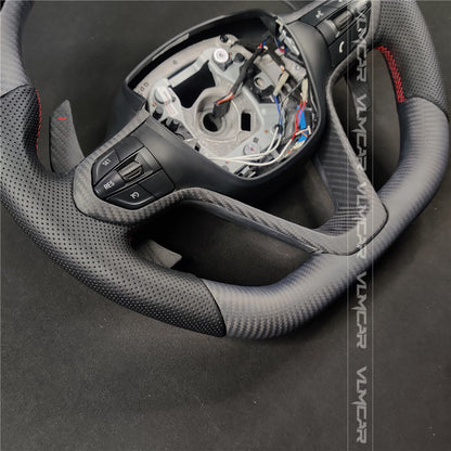 Private custom carbon fiber steering wheel for new bmw I8 with led display