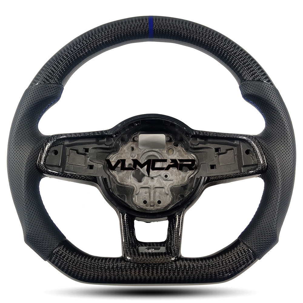 Private custom carbon fiber steering wheel  for vw golf mk7/7.5/Manual/with R logo