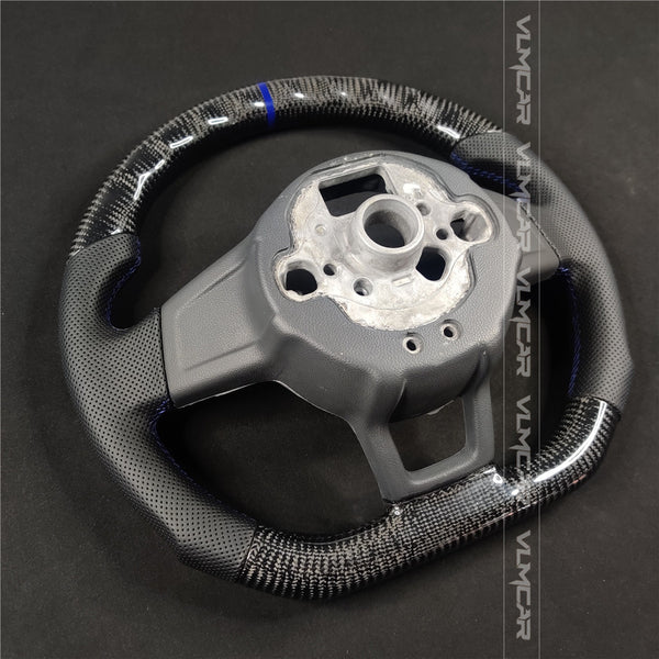 Private custom carbon fiber steering wheel  for vw golf mk7/7.5/Manual/with R logo