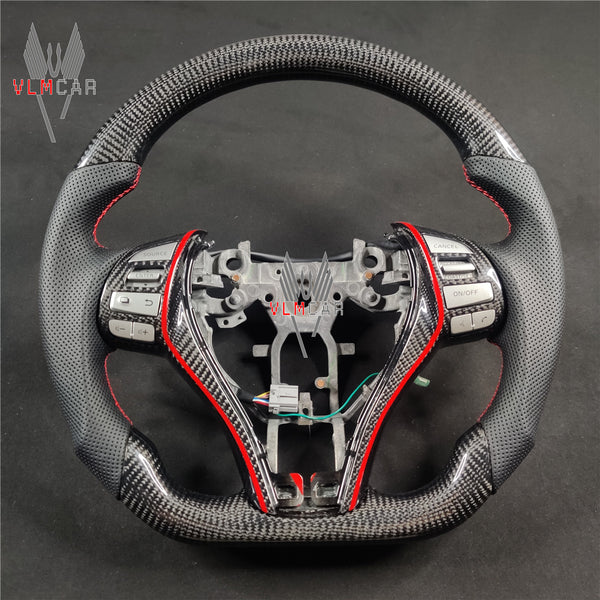 Private custom carbon fiber steering wheel  racing car wheel For Nissan New Teana New Qashqai