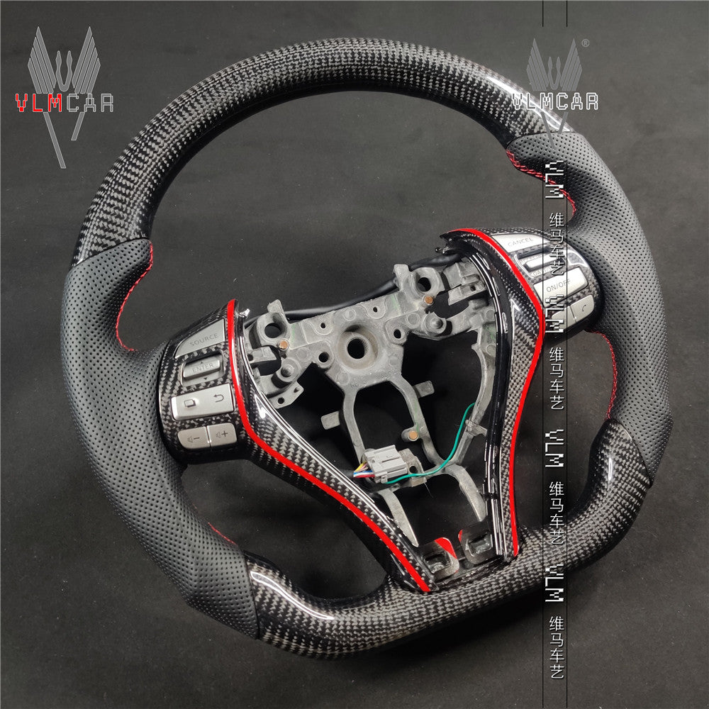 Private custom carbon fiber steering wheel  racing car wheel For Nissan New Teana New Qashqai