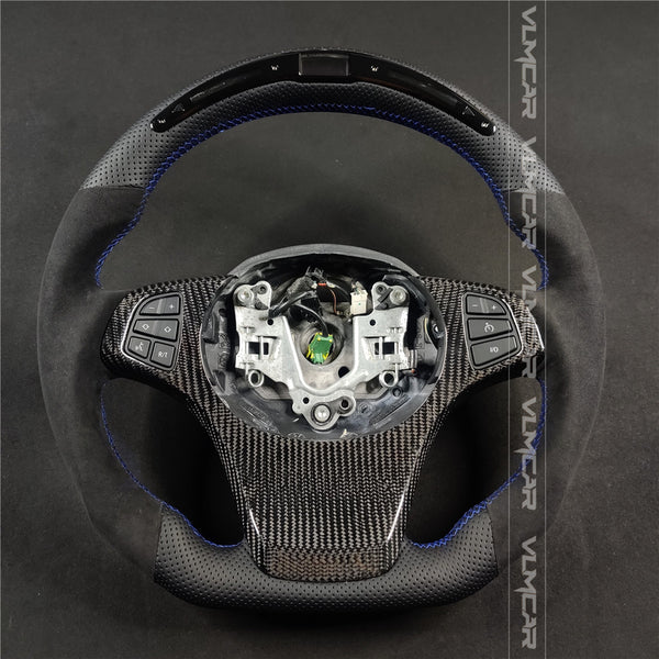 Private custom carbon fiber steering wheel with LED display  for bmw X5/E53