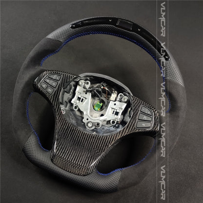 Private custom carbon fiber steering wheel with LED display  for bmw X5/E53