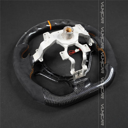 Private custom carbon fiber steering wheel with led display for Nissan GTR/R35/with shift paddles