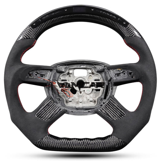 Private custom carbon fiber steering wheel with led display for audi A6/A7/A8/S/RS/Q3/Q5/Q7