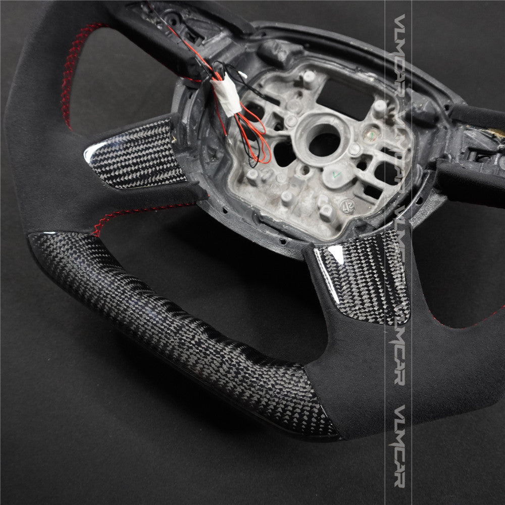 Private custom carbon fiber steering wheel with led display for audi A6/A7/A8/S/RS/Q3/Q5/Q7