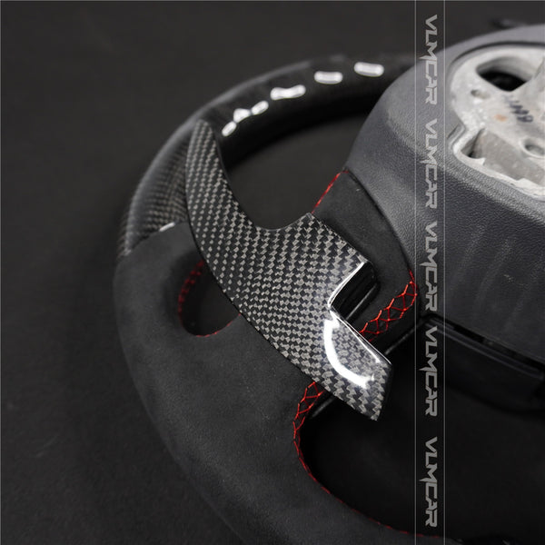 Private custom carbon fiber steering wheel with led display for audi A6/A7/ C8/new style
