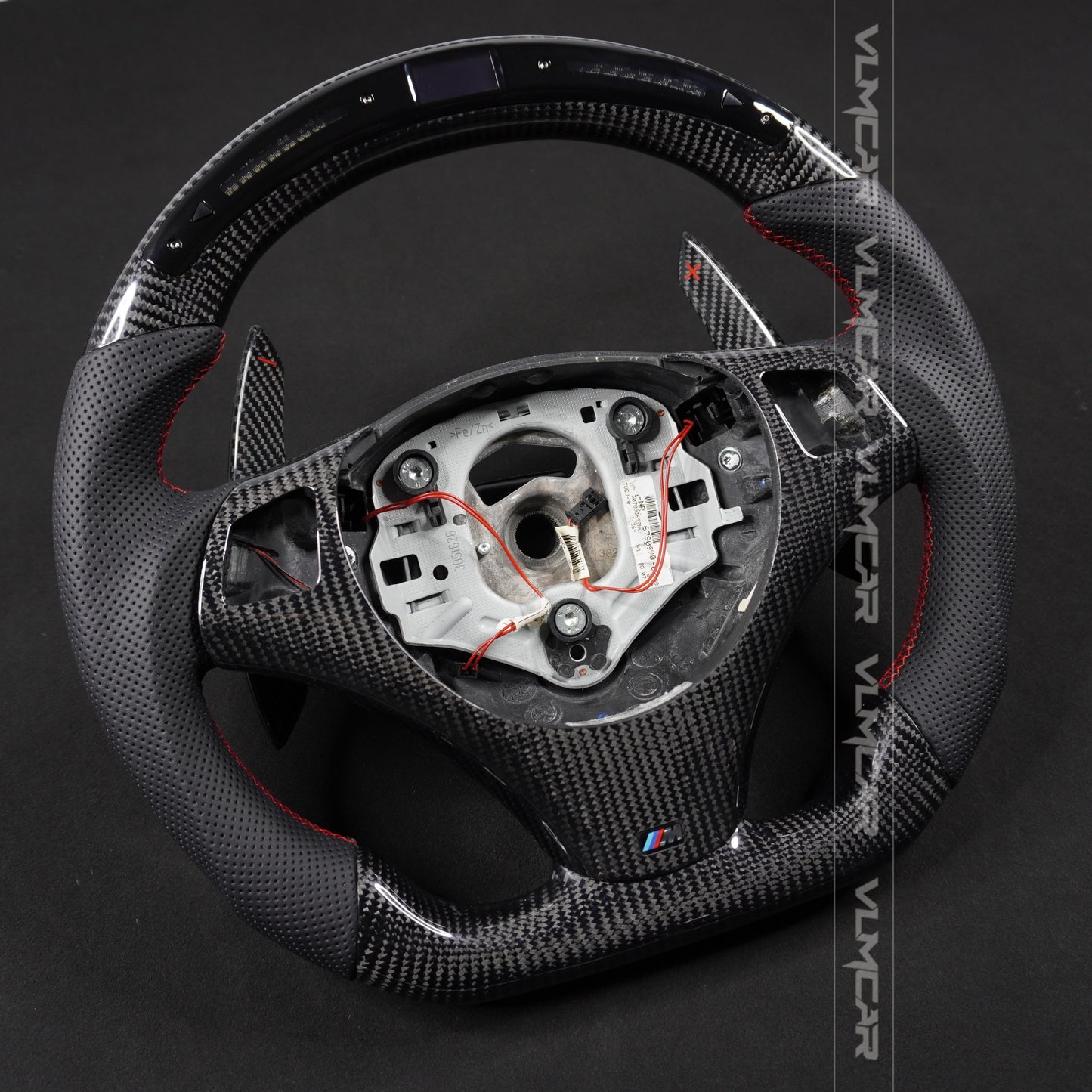 Private custom carbon fiber steering wheel with led display for bmw 3 series /E90/E92/E93