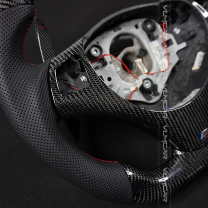 Private custom carbon fiber steering wheel with led display for bmw 3 series /E90/E92/E93