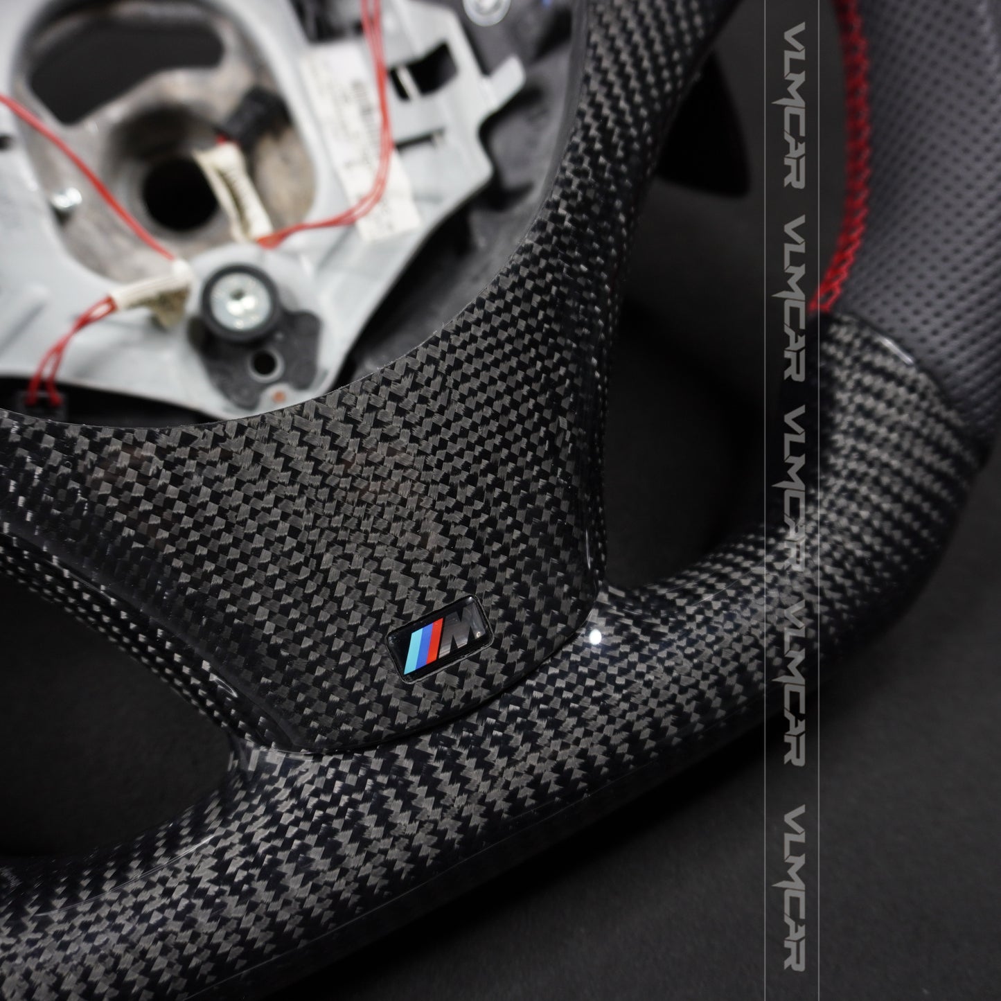 Private custom carbon fiber steering wheel with led display for bmw 3 series /E90/E92/E93