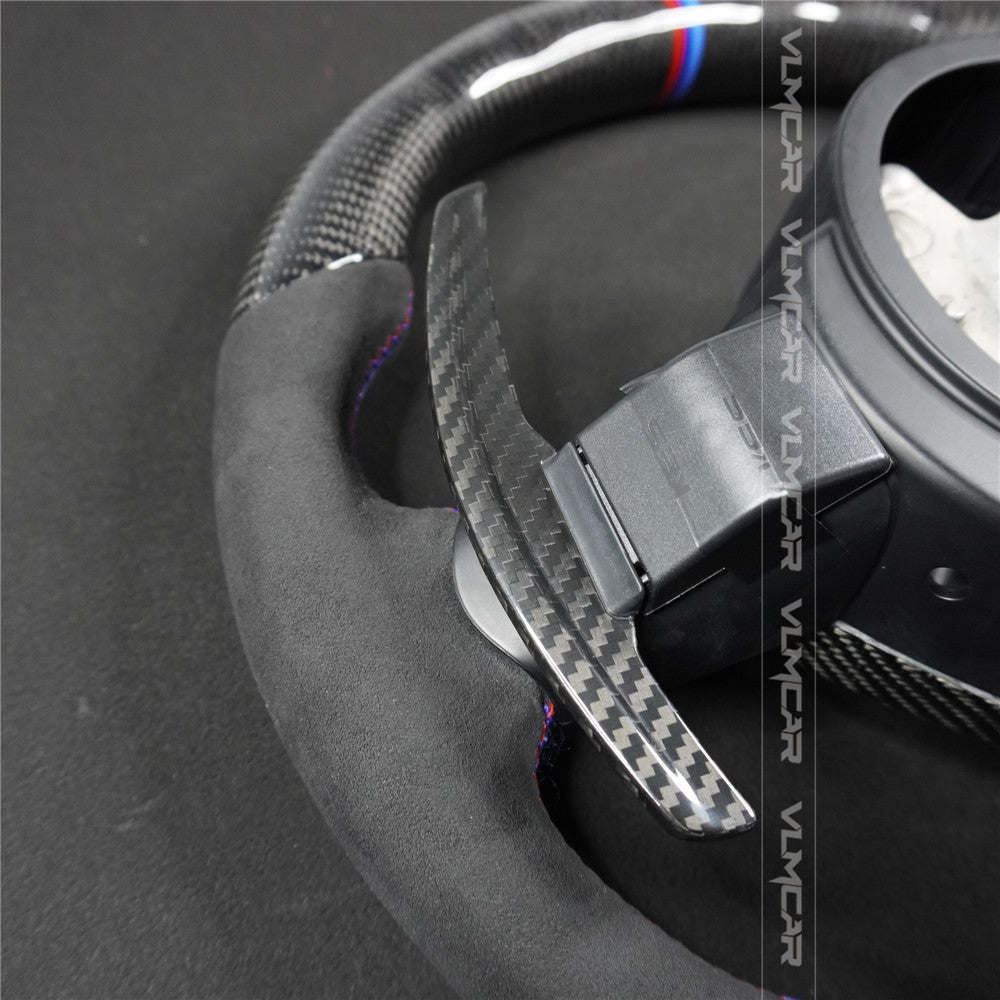 Private custom carbon fiber steering wheel with led display for bmw M5/M6/F10/F06/F12/5/6 Series