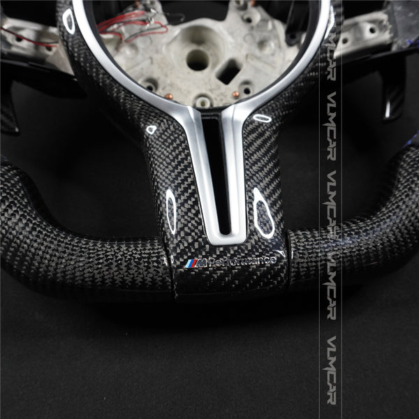 Private custom carbon fiber steering wheel with led display for bmw M5/M6/F10/F06/F12/5/6 Series