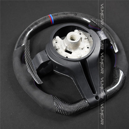 Private custom carbon fiber steering wheel with led display for bmw M5/M6/F10/F06/F12/5/6 Series