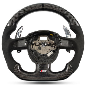 Private custom carbon fiber steering wheel with suede for audi A3/A4/A5/A6/S/RS