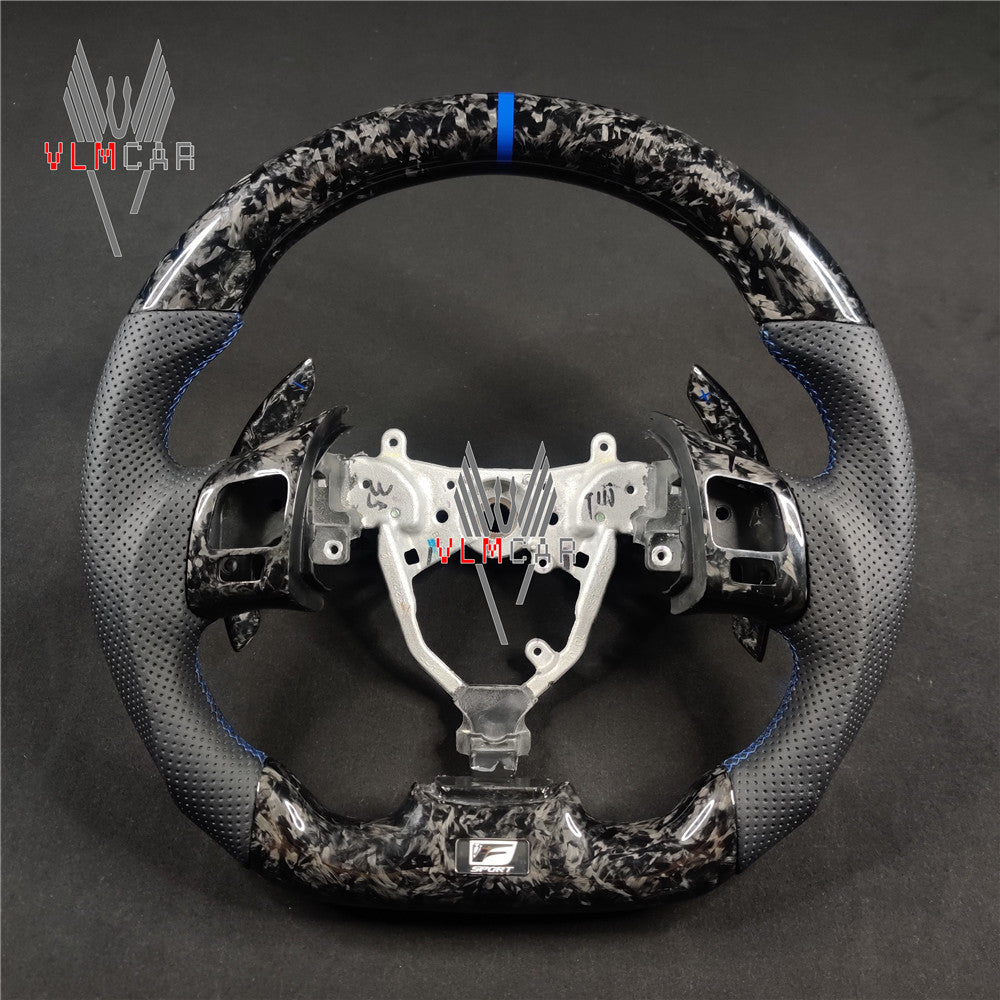 Private custom forged carbon Fiber steering wheel For Lexus IS/ISF/ES/RX/RC/RCF