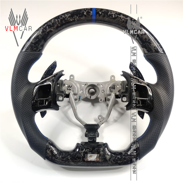 Private custom forged carbon Fiber steering wheel For Lexus IS/ISF/ES/RX/RC/RCF