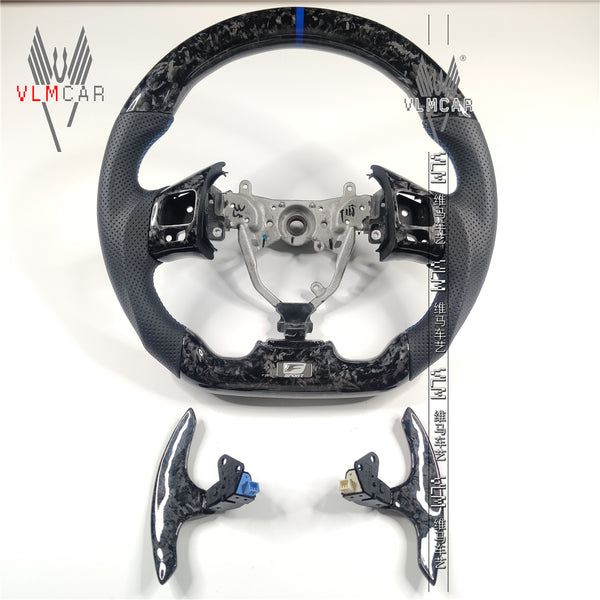 Private custom forged carbon Fiber steering wheel For Lexus IS/ISF/ES/RX/RC/RCF
