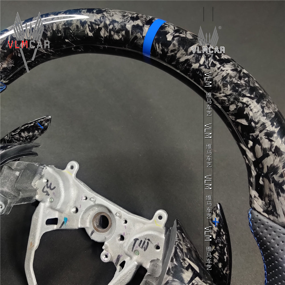 Private custom forged carbon Fiber steering wheel For Lexus IS/ISF/ES/RX/RC/RCF