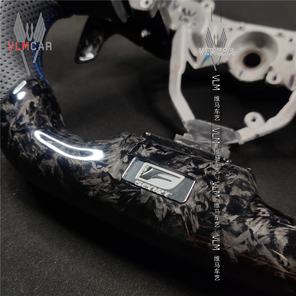 Private custom forged carbon Fiber steering wheel For Lexus IS/ISF/ES/RX/RC/RCF
