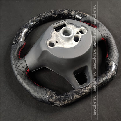 Private custom forged carbon Fiber steering wheel For Volkswagen Golf normal/Regular MK7/MK7.5 dsg/Manual