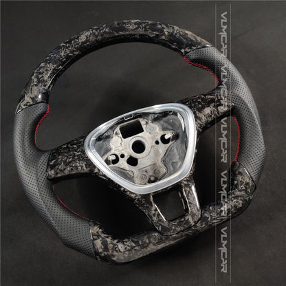 Private custom forged carbon Fiber steering wheel For Volkswagen Golf normal/Regular MK7/MK7.5 dsg/Manual