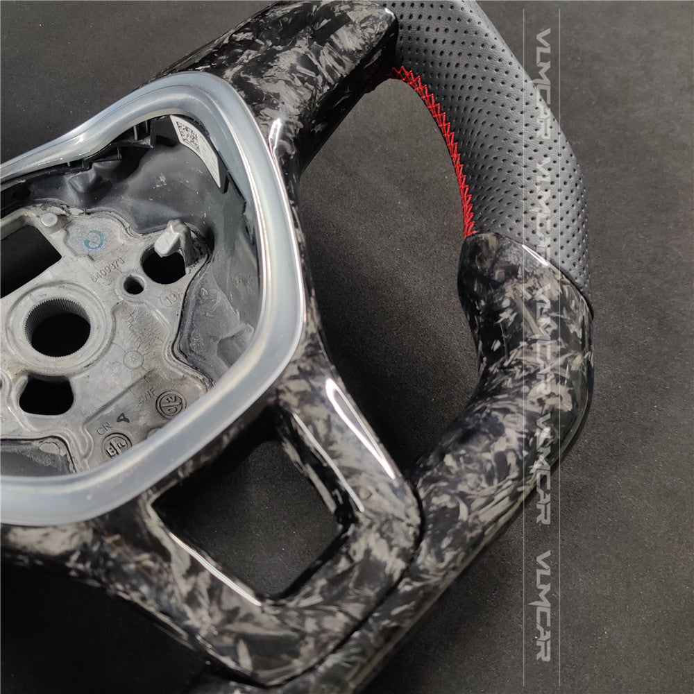 Private custom forged carbon Fiber steering wheel For Volkswagen Golf normal/Regular MK7/MK7.5 dsg/Manual
