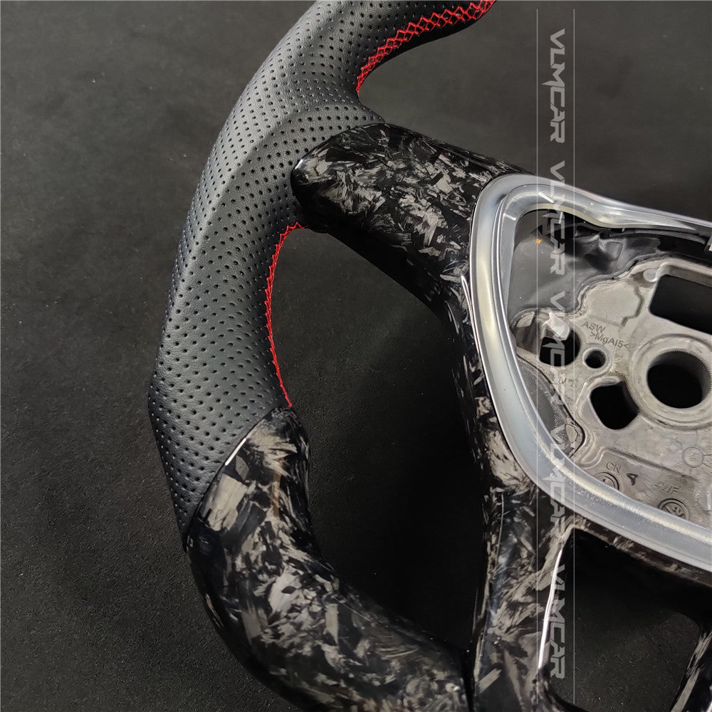 Private custom forged carbon Fiber steering wheel For Volkswagen Golf normal/Regular MK7/MK7.5 dsg/Manual