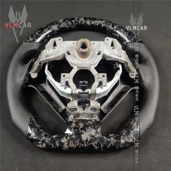 Private custom forged carbon fiber steering wheel For Infiniti G37